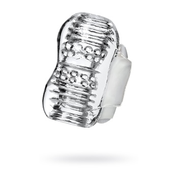 Lingam by TOYFA Masturbator, Khani, TPE, Şeffaf, 9 cm