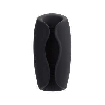 Erotist Hailstorm Masturbator, Şarj Edilebilir , Silikon, Siyah, 14,7 cm