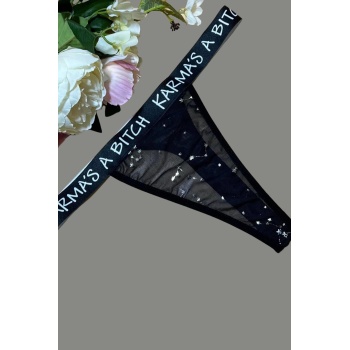 Yazılı String Külot Sexi 81900