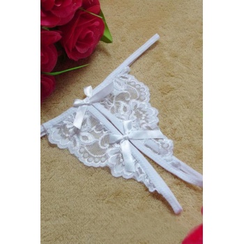 Ortası Acık Fantezi Tanga Şık Külot 81017