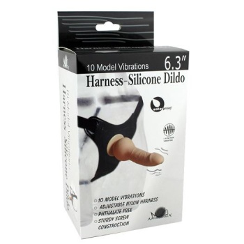 Harnes Silikon Dildo TEN rengi