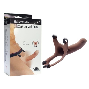 SİLİCONE CURVED DONG 6.7&amp;#39;&amp;#39;