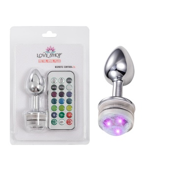 METAL ANAL PLUG IŞIKLI REMOTE CONTROL MEDİUM