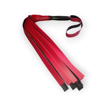 Fetilux Deri Fantezi Kırbaç - Kırmızı