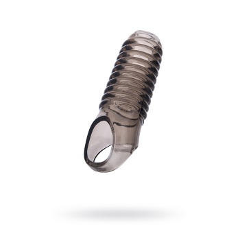 Xlover by ToyFa Penis Klıfı, Boyut Arttırıcı, TPE, Siyah Şeffaf, 11 cm