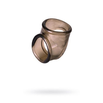 XLover by Toyfa Penis Montaj Halkası, Termoplastik Elastomer, TPE, siyah, 3,5 cm