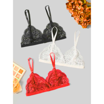 Fantezi 3lü Seksi Dantel Sütyen Seti BC9257