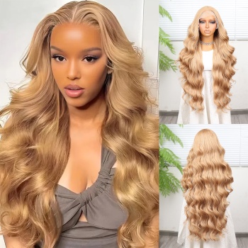 Açık Balköpüğü Ekstra Uzun Fiber Sentetik Dalgalı Tül Peruk