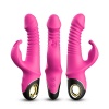 Hareketli Rabbit Vibratör Rose Pembe