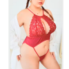 Fantezi Kırmızı Dantelli Bodysouit BC9255