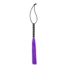 Fetilux Tüylü Silikon 23cm Mini Kırbaç - Mor