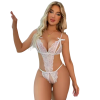 Fantezi Büyük Beden Beyaz Dantelli Babydoll BC9248