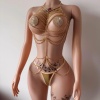 Altın Renk Vücut Zinciri Fantazi Takım