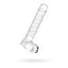 Gerçekçi olmayan yapay penis Sexus Glass, cam, transparan, 21 cm