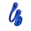 L’Eroina APP Inefy Çok Fonksiyonlu Uygulama ve Kumanda Kontrollü Silikon Vibratör – Mavi, 26,5 cm