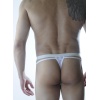Erkek Beyaz Tül Fantezi Tanga İç Çamaşırı