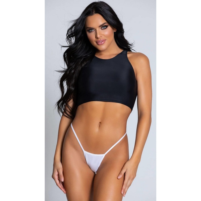 Tanga Fantezi Külot Beyaz 80741