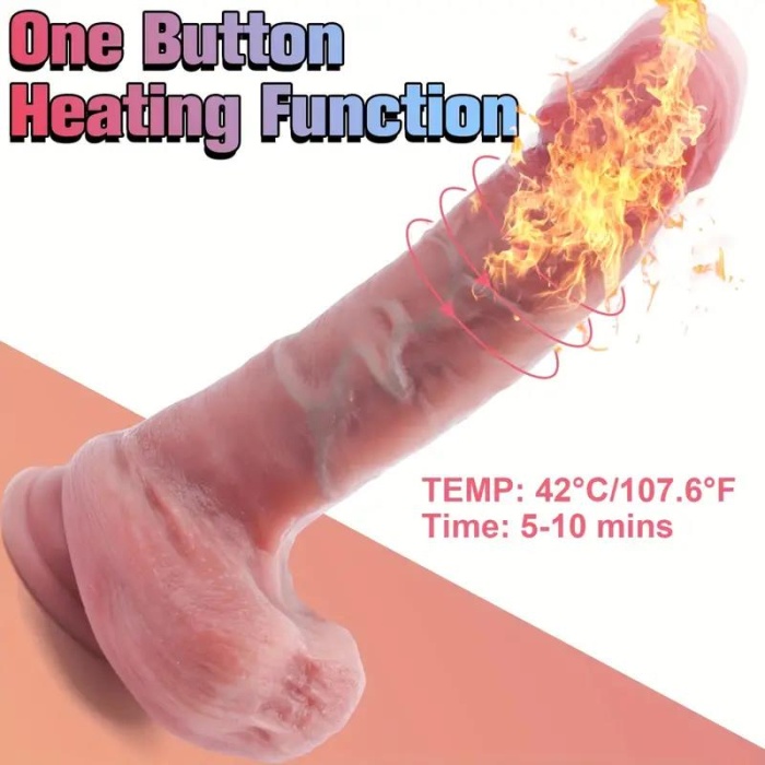 Uzaktan Kumandalı Hareketli Gerçekçi Dildo