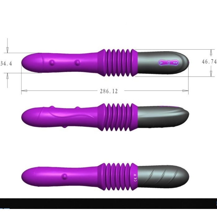 Uzaktan Kumandalı Hareketli Dildo Vibratör