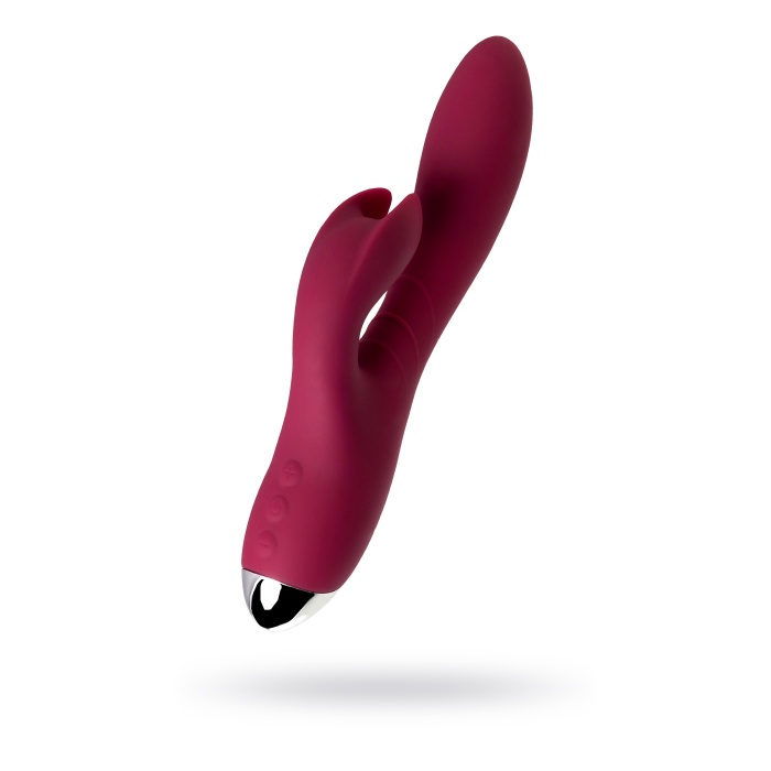 LEROİNA by TOYFA Mion  Vibratör, silikon, bordo, 22 cm