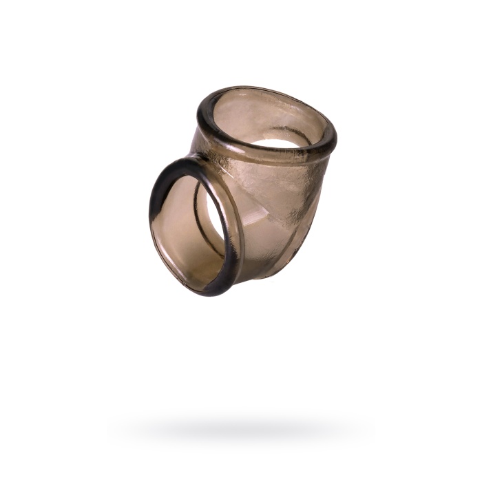 XLover by Toyfa Penis Montaj Halkası, Termoplastik Elastomer, TPE, siyah, 3,5 cm
