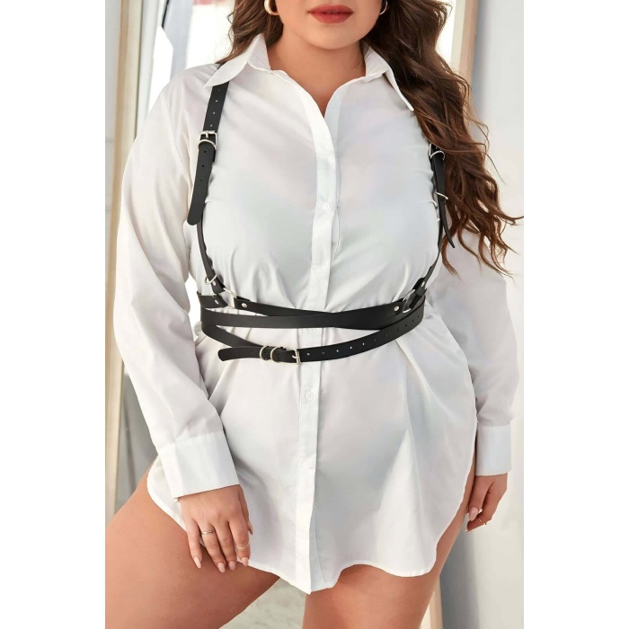 Şık Deri Fantazi Göğüs Harness - APFT932