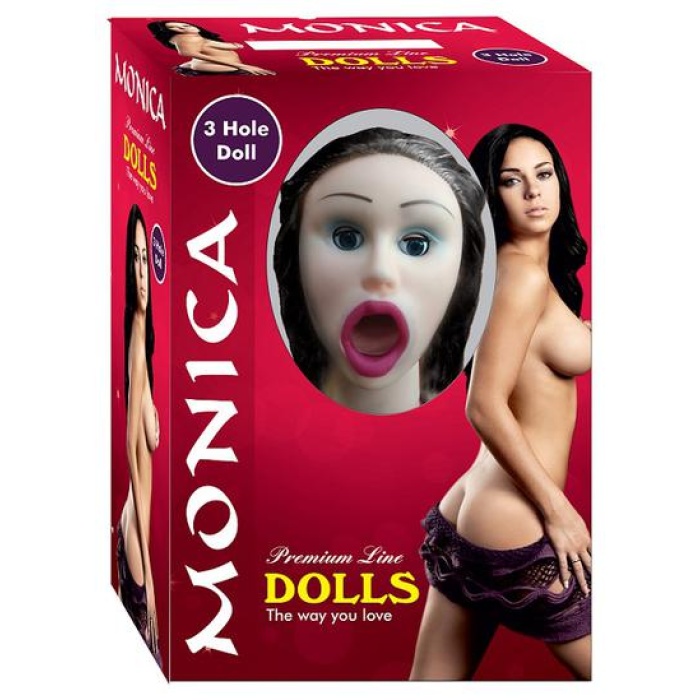 MONİCA ŞİŞME BEBEK -GERÇEK KAFA GÖRÜNÜMLÜ )