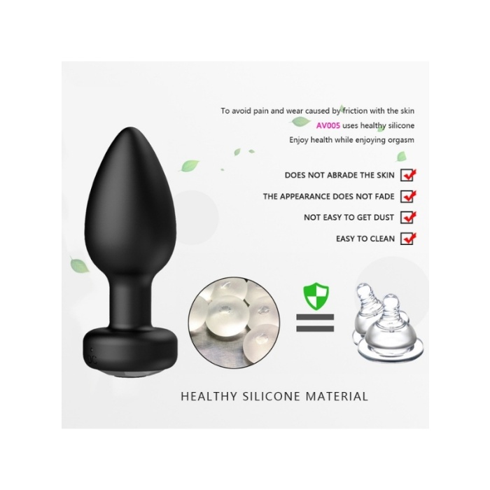 Censan Telefon Kontrollü Titreşimli Anal plug 1