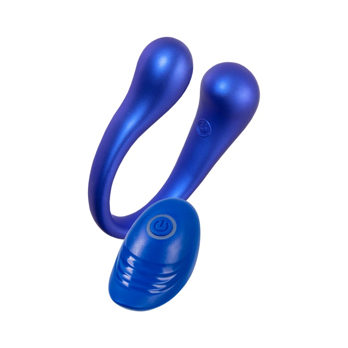 L’Eroina APP Etern Çok Fonksiyonlu Uygulama ve Kumanda Kontrollü Silikon Vibratör – Mavi, 23 cm