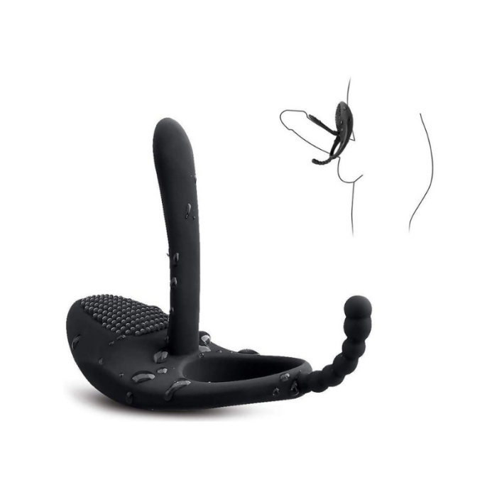 Censan Love Glow Love Desire 3’ü 1 Arada Klitoris, Anal ve Vajinal Uyarıcı – Titreşimli Testis ve Penis Halkası