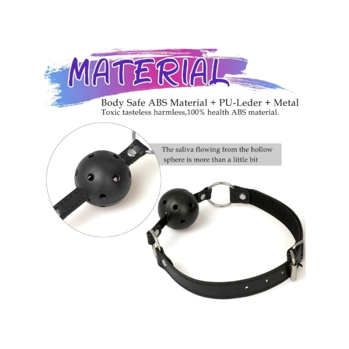 BDSM 4’ü 1 Arada Bondage Seti – Ağızlık, Klipsler ve Anal Plug Zincir