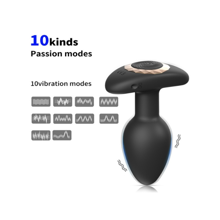 Censan Kablosuz Uzaktan Kumandalı Titreşimli Anal Plug