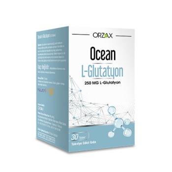 Orzax Ocean L-Glutathione 250 mg 30 Tablet Takviye Edici Gıda