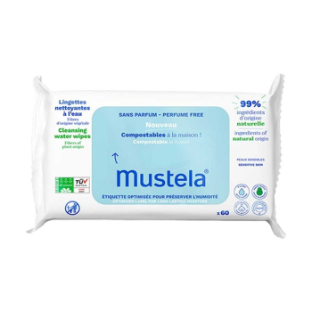 Mustela Kompost Islak Mendil Parfümsüz 60 Adet