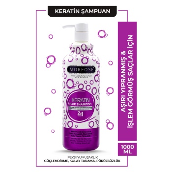 Morfose Keratin İçerikli Şampuan 1000 ml