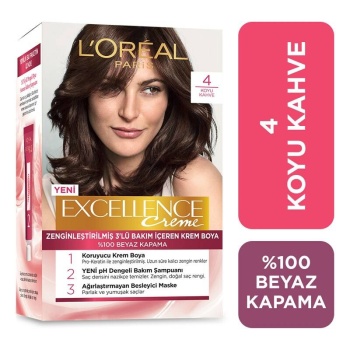 LOreal Paris Excellence Saç Boyası 4 Kahve