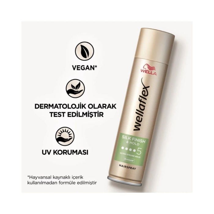 Wellaflex Saç Spreyi İpeksi Bitiş Ultra Güçlü Tutuş 250 ML