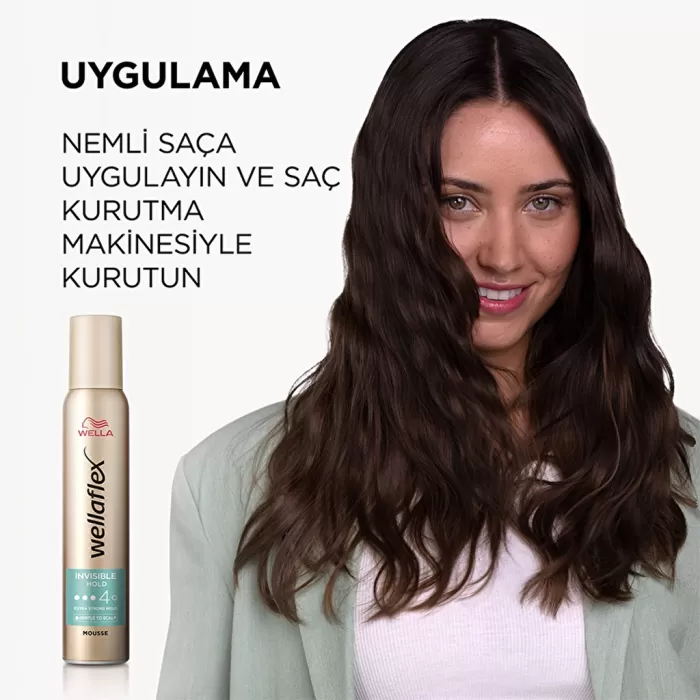 Wella Wellaflex Invisible Hold Görünmez Tutuş Sağlayan Saç Köpüğü Extra Strong Hold 200 ml