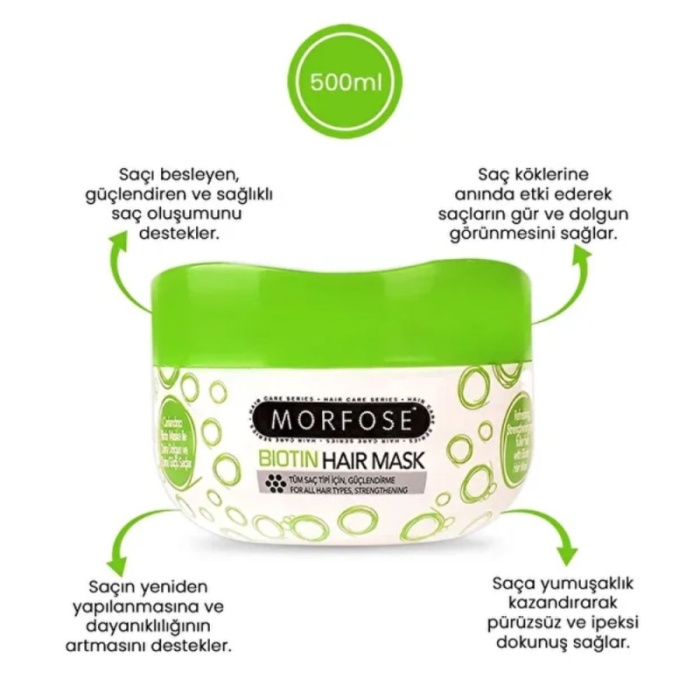 Morfose Biotin Saç Maskesi 500ml