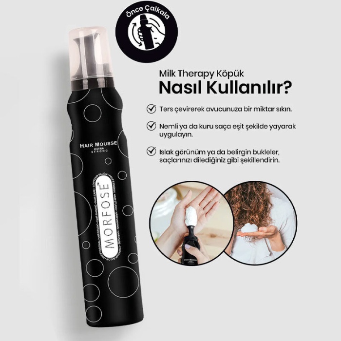 Morfose Saç Köpüğü Extra Strong 200 ml