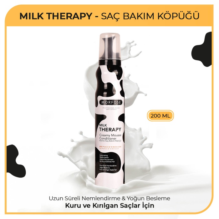 Morfose Saç Köpüğü Milk Therapy 200 ml