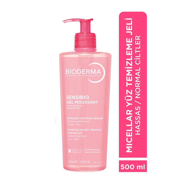 Bioderma Sensibio Foaming Cilt Temizleme Jeli 500 ml