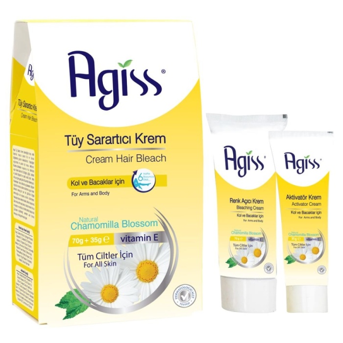 Agiss Tüy Sarartıcı Krem 70gr+35gr