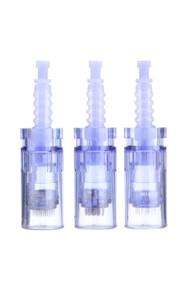 10 Adet 12 Pin Kapaklı Dr.pen A6,m5,m7,n2c,e30 A1 Mavi Kapaklı Soketli Kartuş Dermapen