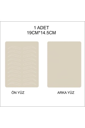 Kalıcı Makyaj Mıcrobladıng Pratik Uygulama Şablonu