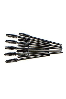 Kıvrılabilir Kaş Ve Kirpik Tarama Fırçası 10 Adet Siyah