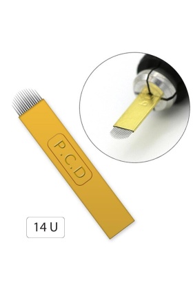 P.c.d 10 Adet 14u Microblading Kalıcı Makyaj Iğnesi