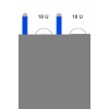 18 Pin U Mavi Microblading Iğnesi 4l,ü Set