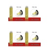 14 Pin U Altın Sarı Pcd Microblading Iğnesi 4lü Set
