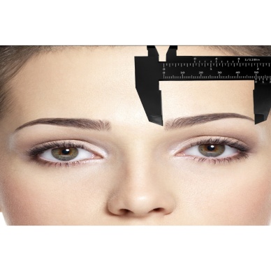 Kaş Ölçüm Cetveli Kumpası Simetri Ölçüm Aleti Microblading Ve Kaş Kontürü Cetveli